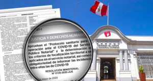 Ministerio de Justicia: Notarías podrán reiniciar el servicio notarial