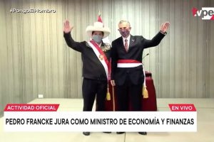 Pedro Francke jura como ministro de Economía y Finanzas
