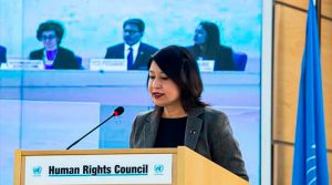 Ministra Gervasi reafirma compromiso de Perú con defensa de derechos humanos