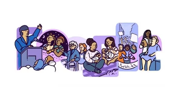 Día de la Mujer: El doodle para conmemorar el 8M
