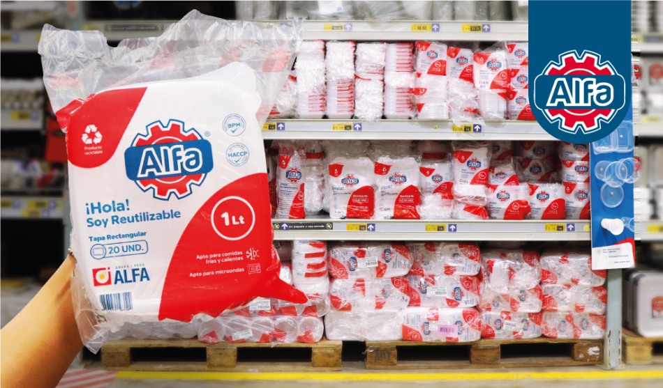 Grupo Perú Alfa lanza su línea de envases reciclables y reutilizables