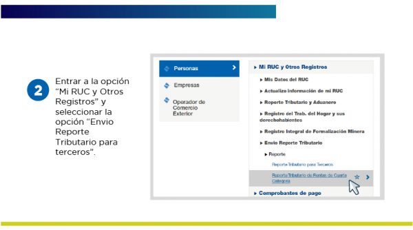 C Mo Sacar Reporte Tributario Para Terceros En Sunat Reporte