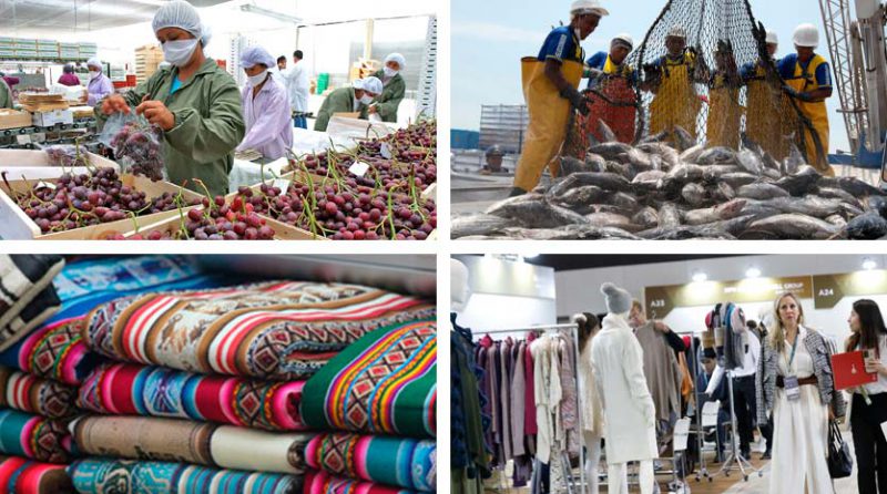 Exportaciones peruanas crecerían 2 % y sumarían US$ 15 550 millones en primer trimestre