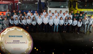 Camiones Chinos Perú fue galardonado como “Distribuidor Excelente” por SINOTRUK