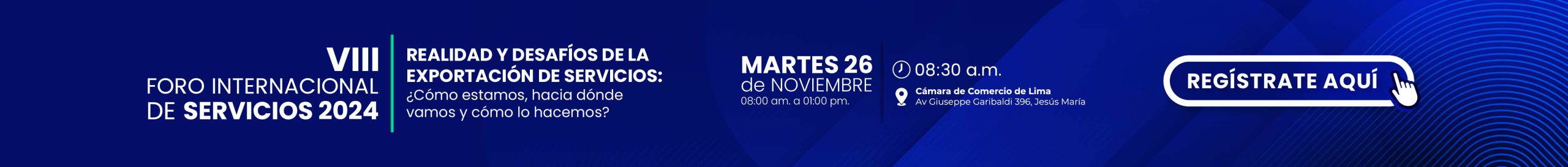 VIII Foro Internacional de servicios 26 nov