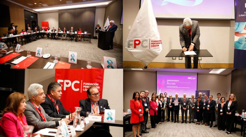 Roberto De La Tore firmó histórico compromiso para erradicar el cáncer de cuello uterino en el Perú