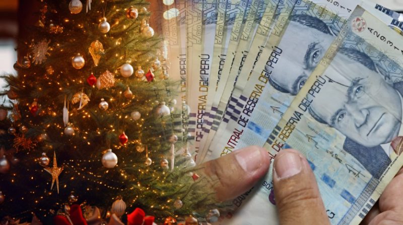 Gratificación por navidad: Trabajadores recibirán un sueldo íntegro más 9 % adicional