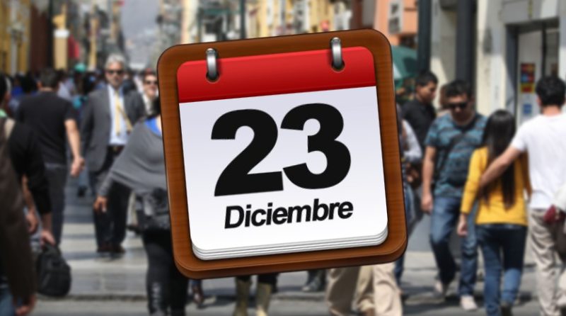 23 de diciembre día no laborable: ¿Quiénes descansan?