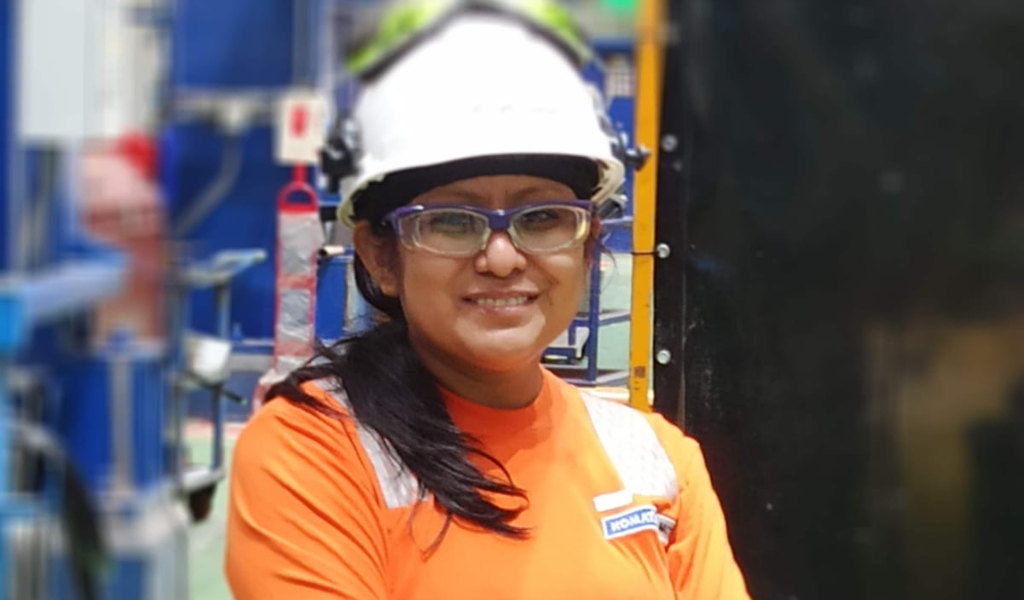 La historia de superación de Miriam Lozada, de Komatsu-Mitsui. (Foto: Archivo Komatsu-Mitsui).