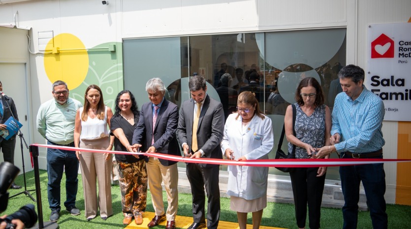 Inauguración de la Sala Familiar Niño San Borja. (Foto: Difusión).