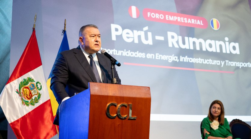 Mihai Daraban, presidente de la Cámara de Comercio e Industria de Rumania (CCIR). (Foto: Alex Vidal / CCL).