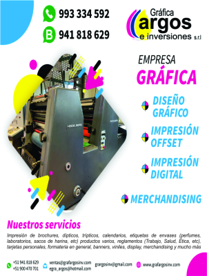GRAFICA ARGOS E INVERSIONES S.R.L.