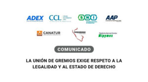 La Unión de Gremios exige respeto a la legalidad y al Estado de Derecho